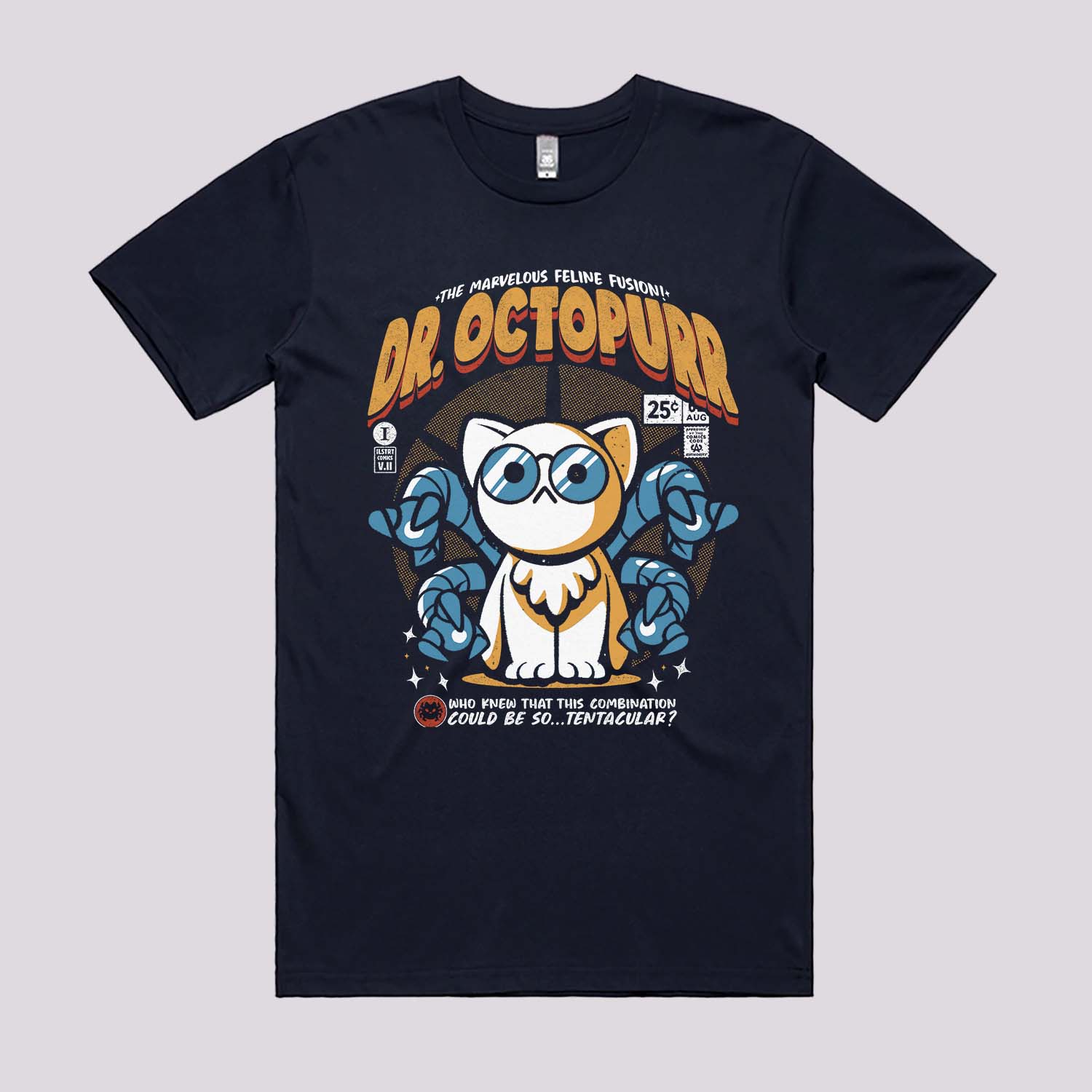 Dr. Octopurr T-Shirt Hoodie, Sweatshirt | CiraTrend.com (Image 4)