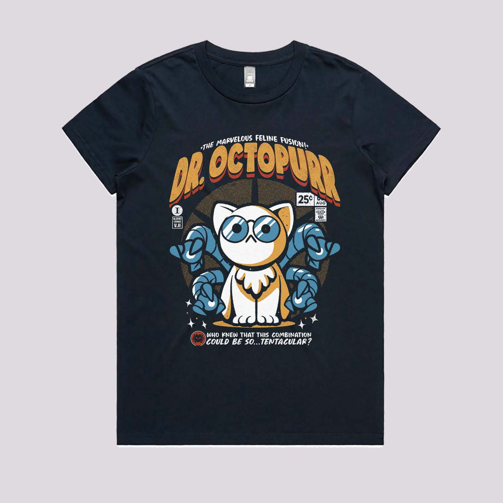 Dr. Octopurr T-Shirt Hoodie, Sweatshirt | CiraTrend.com (Image 5)
