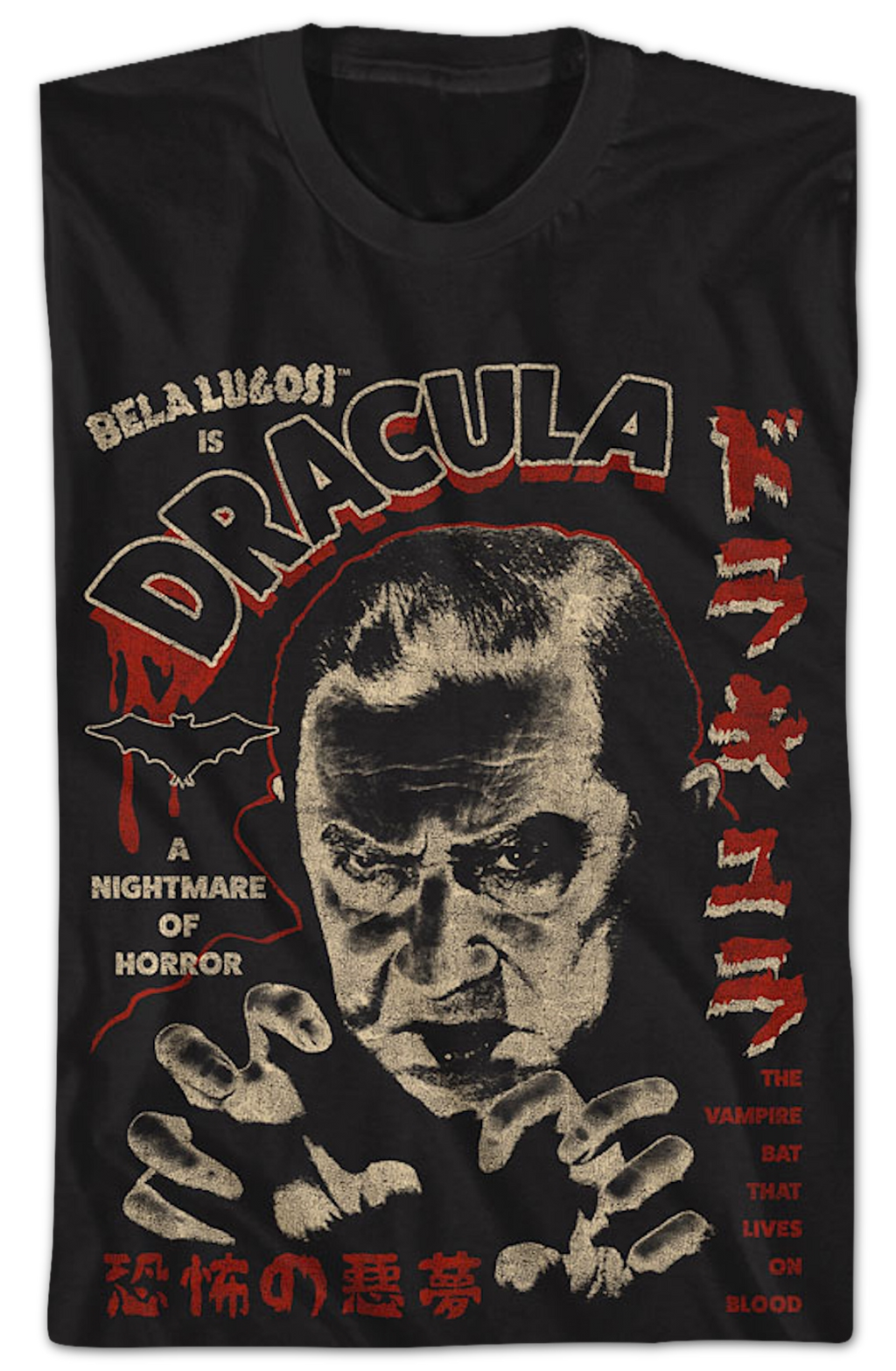 Dracula A Nightmare Of Horror Bela Lugosi T-Shirt Hoodie, Sweatshirt | CiraTrend.com (Image 2)