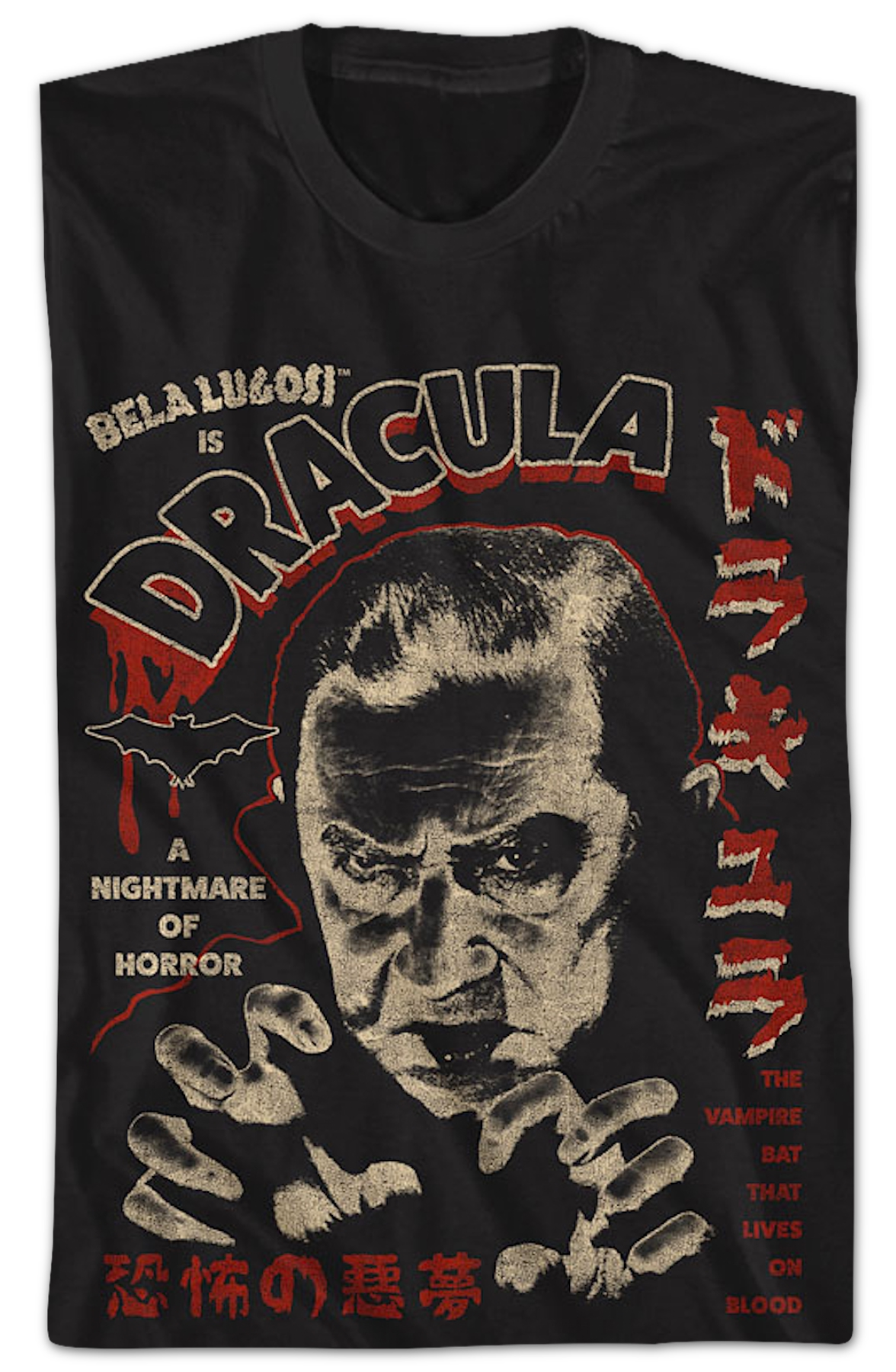 Dracula A Nightmare Of Horror Bela Lugosi T-Shirt Hoodie, Sweatshirt | CiraTrend.com (Image 2)