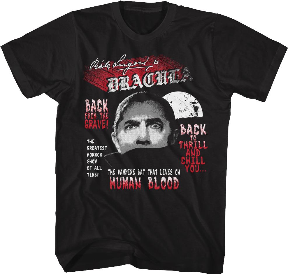 Dracula Back From The Grave Bela Lugosi T-Shirt Hoodie, Sweatshirt | CiraTrend.com (Image 1)