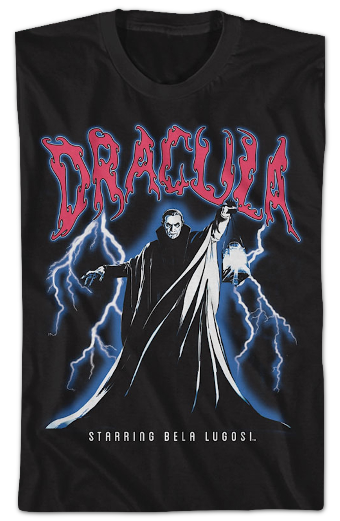 Dracula Lightning Storm Bela Lugosi T-Shirt Hoodie, Sweatshirt | CiraTrend.com (Image 2)