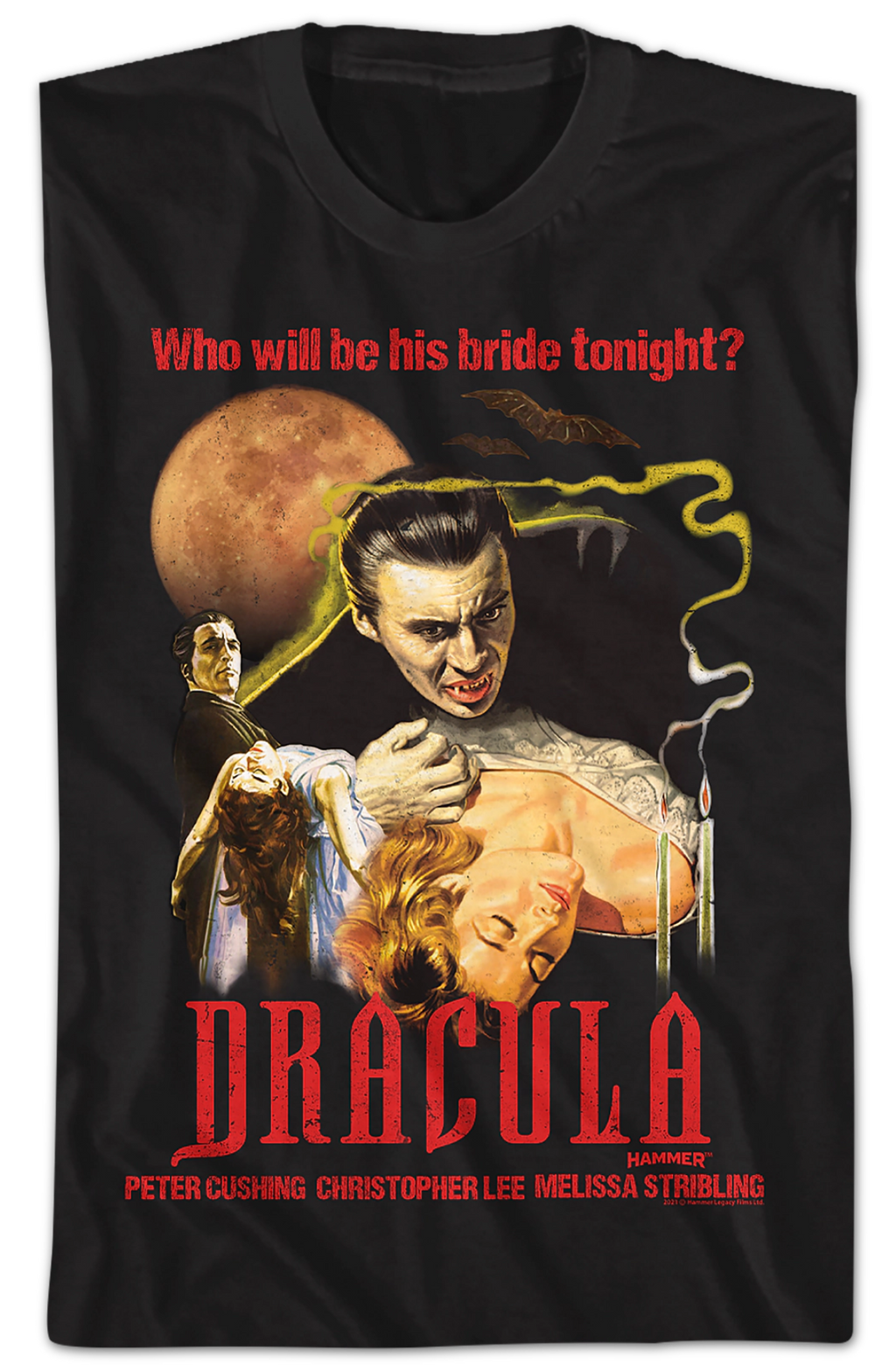 Dracula Poster Hammer Films T-Shirt Hoodie, Sweatshirt | CiraTrend.com (Image 2)