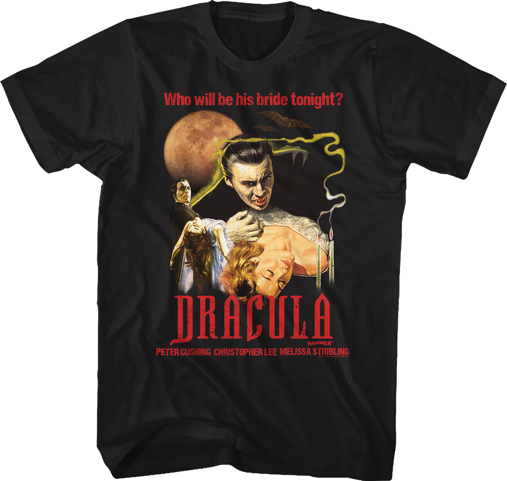 Dracula Poster Hammer Films T-Shirt Hoodie, Sweatshirt | CiraTrend.com (Image 1)