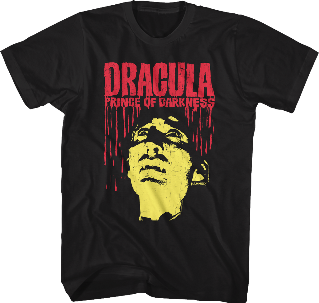 Dracula Prince Of Darkness Bloody Logo Hammer Films T-Shirt Hoodie, Sweatshirt | CiraTrend.com (Image 1)