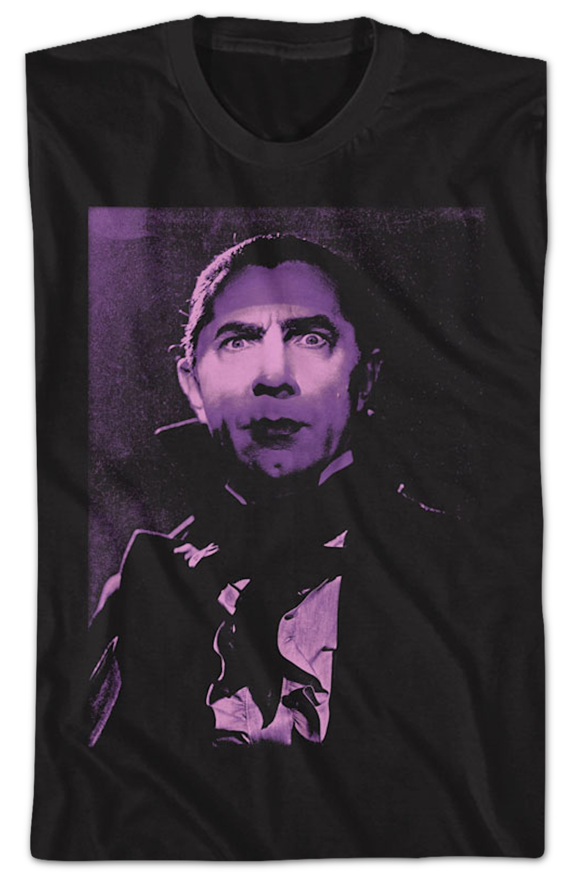 Dracula Purple Photo Bela Lugosi T-Shirt Hoodie, Sweatshirt | CiraTrend.com (Image 2)