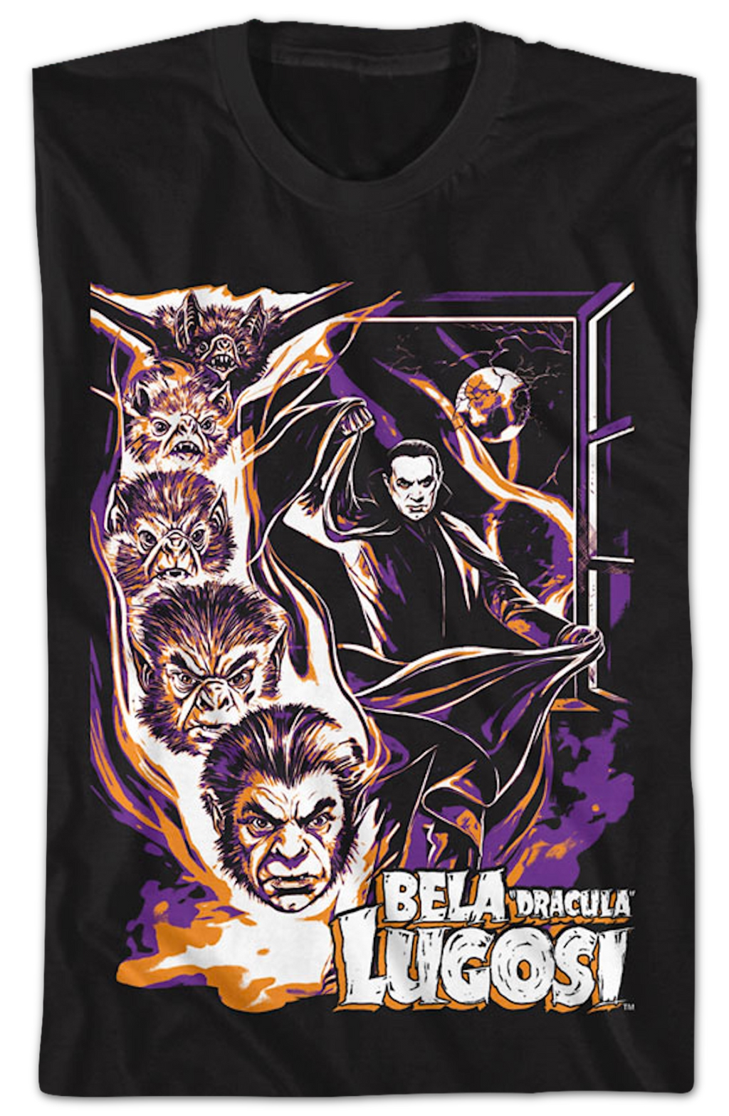 Dracula Vampire Bat Bela Lugosi T-Shirt Hoodie, Sweatshirt | CiraTrend.com (Image 2)