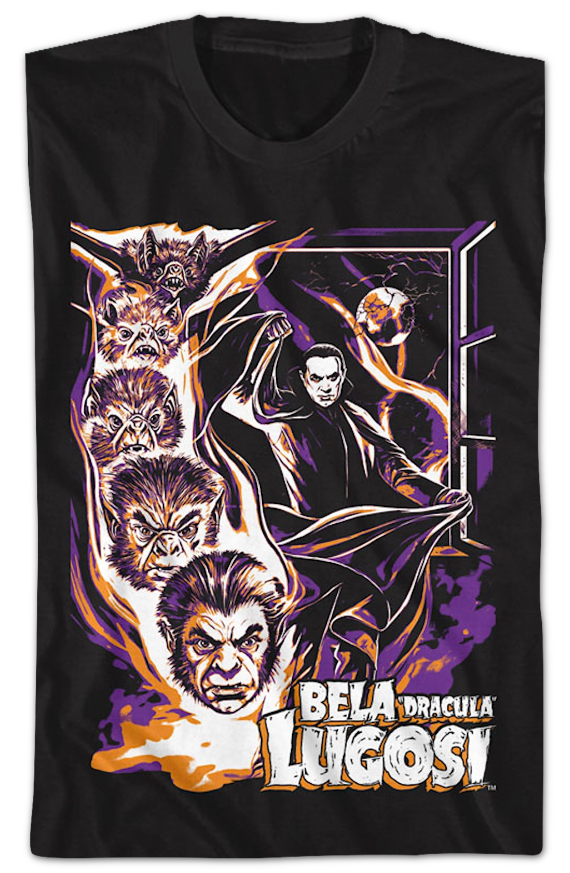 Dracula Vampire Bat Bela Lugosi T-Shirt Hoodie, Sweatshirt | CiraTrend.com (Image 2)