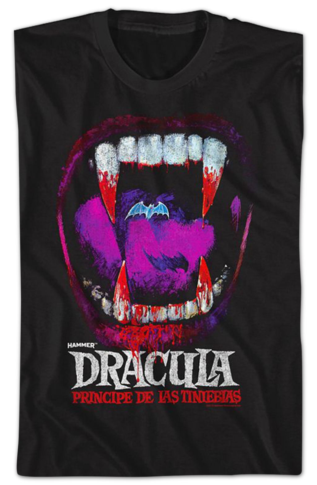 Dracula Vampire Teeth Hammer Films T-Shirt Hoodie, Sweatshirt | CiraTrend.com (Image 2)