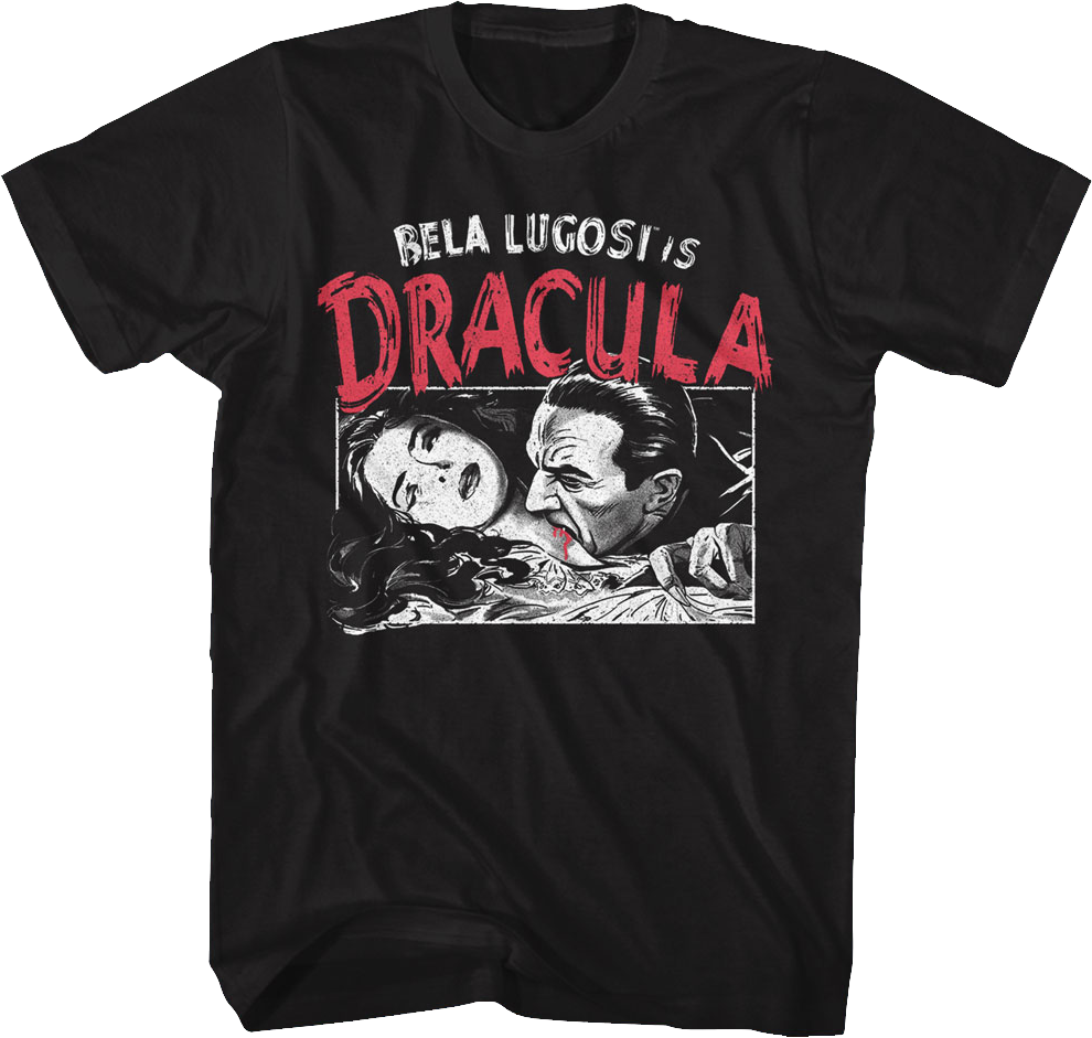 Dracula's Bite Bela Lugosi T-Shirt Hoodie, Sweatshirt | CiraTrend.com (Image 1)
