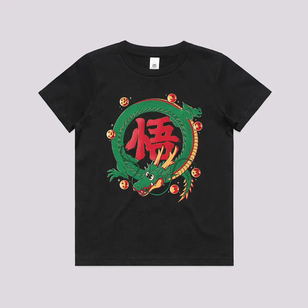 Dragon Kanji Kids T-Shirt Hoodie, Sweatshirt | CiraTrend.com (Image 2)