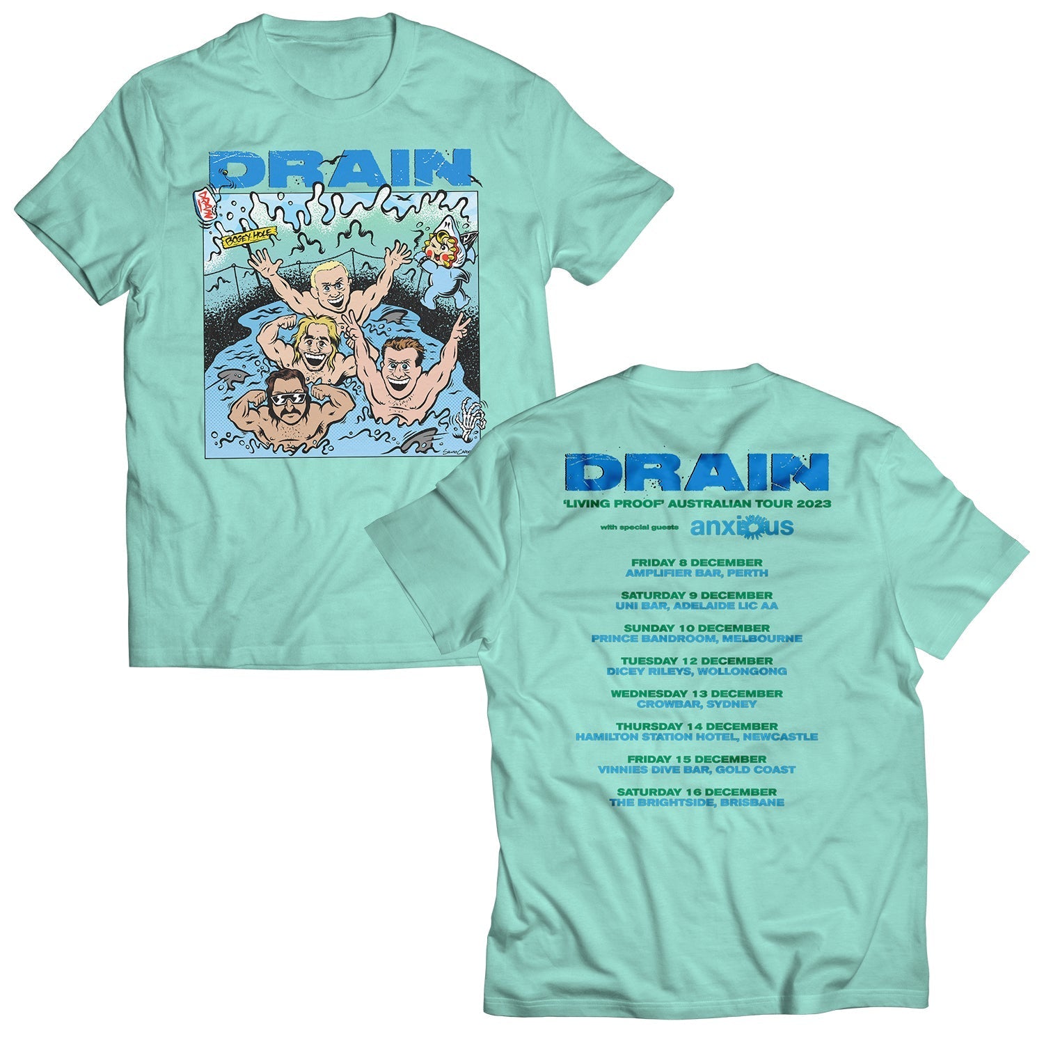 2023 Tour T-Shirt (Lagoon)