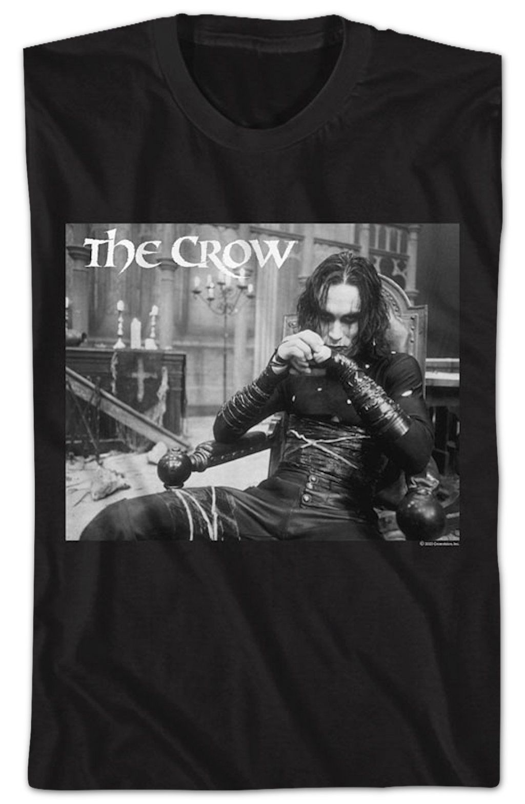 Draven In Chair Photo The Crow T-Shirt Hoodie, Sweatshirt | CiraTrend.com (Image 2)