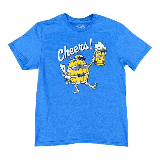 "Cheers Thirston" Blue Milwaukee Baseball T-Shirt