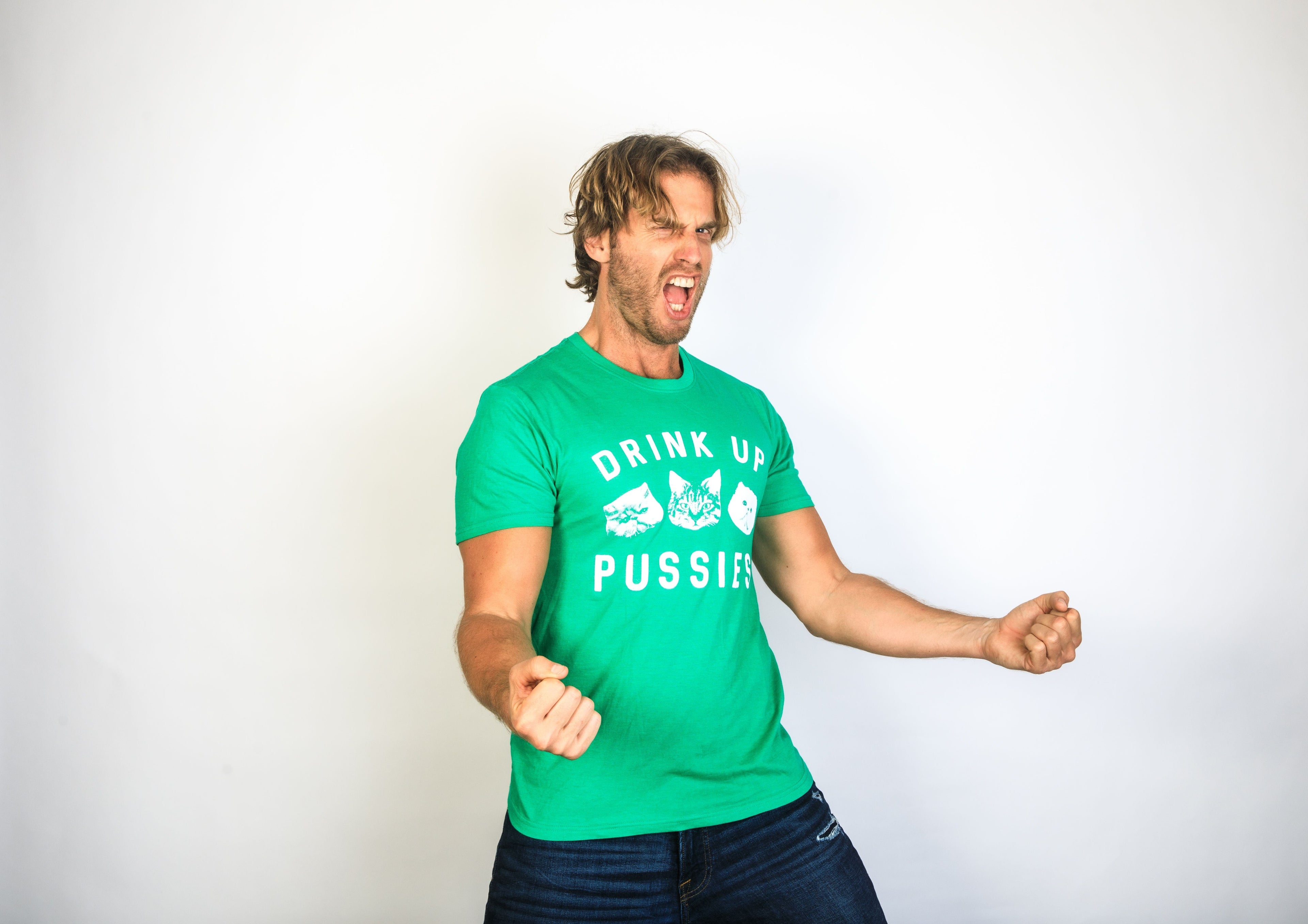 Drink Up Pussies Men's T Shirt Hoodie, Sweatshirt | CiraTrend.com (Image 5)
