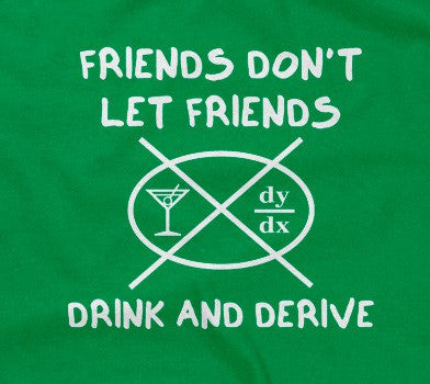 Friends Don't Let Friends Drink & Derive T-Shirt Hoodie, Sweatshirt | CiraTrend.com (Image 2)