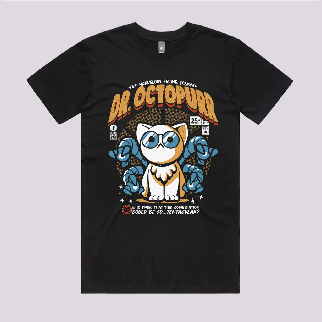 Dr. Octopurr T-Shirt Hoodie, Sweatshirt | CiraTrend.com (Image 2)