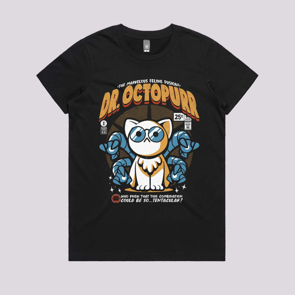Dr. Octopurr T-Shirt Hoodie, Sweatshirt | CiraTrend.com (Image 3)