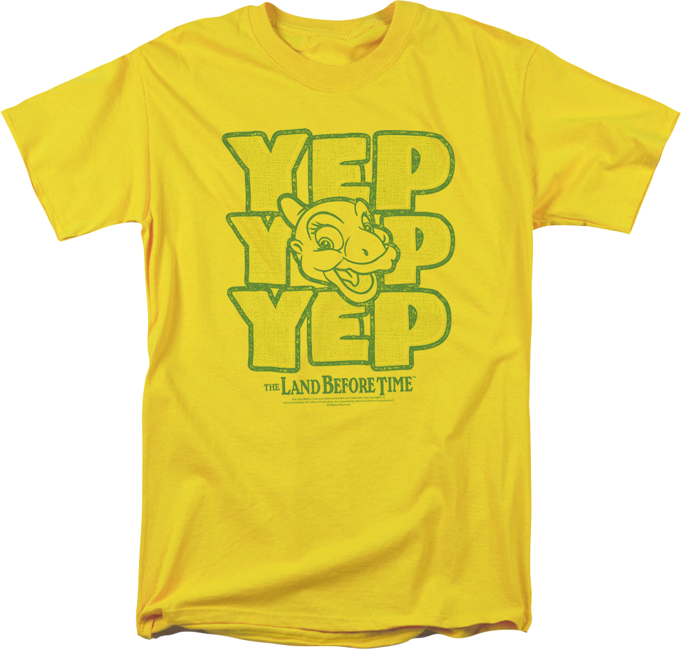 Ducky Yep Yep Yep Land Before Time T-Shirts, Hoodie, Sweatshirt