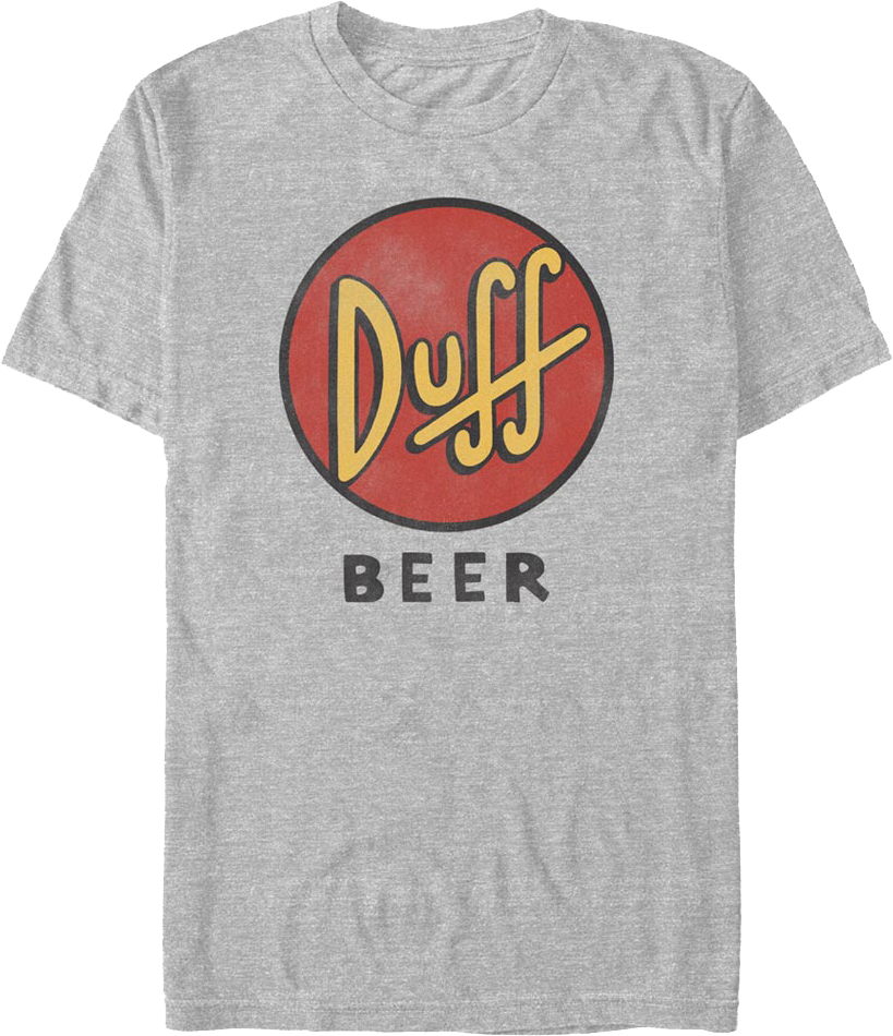 Duff Beer Circle Logo The Simpsons T-Shirt Hoodie, Sweatshirt | CiraTrend.com (Image 1)