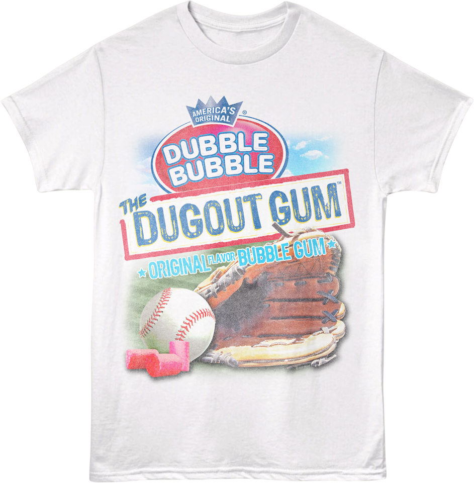 Dugout Gum Dubble Bubble T-Shirt Hoodie, Sweatshirt | CiraTrend.com (Image 1)