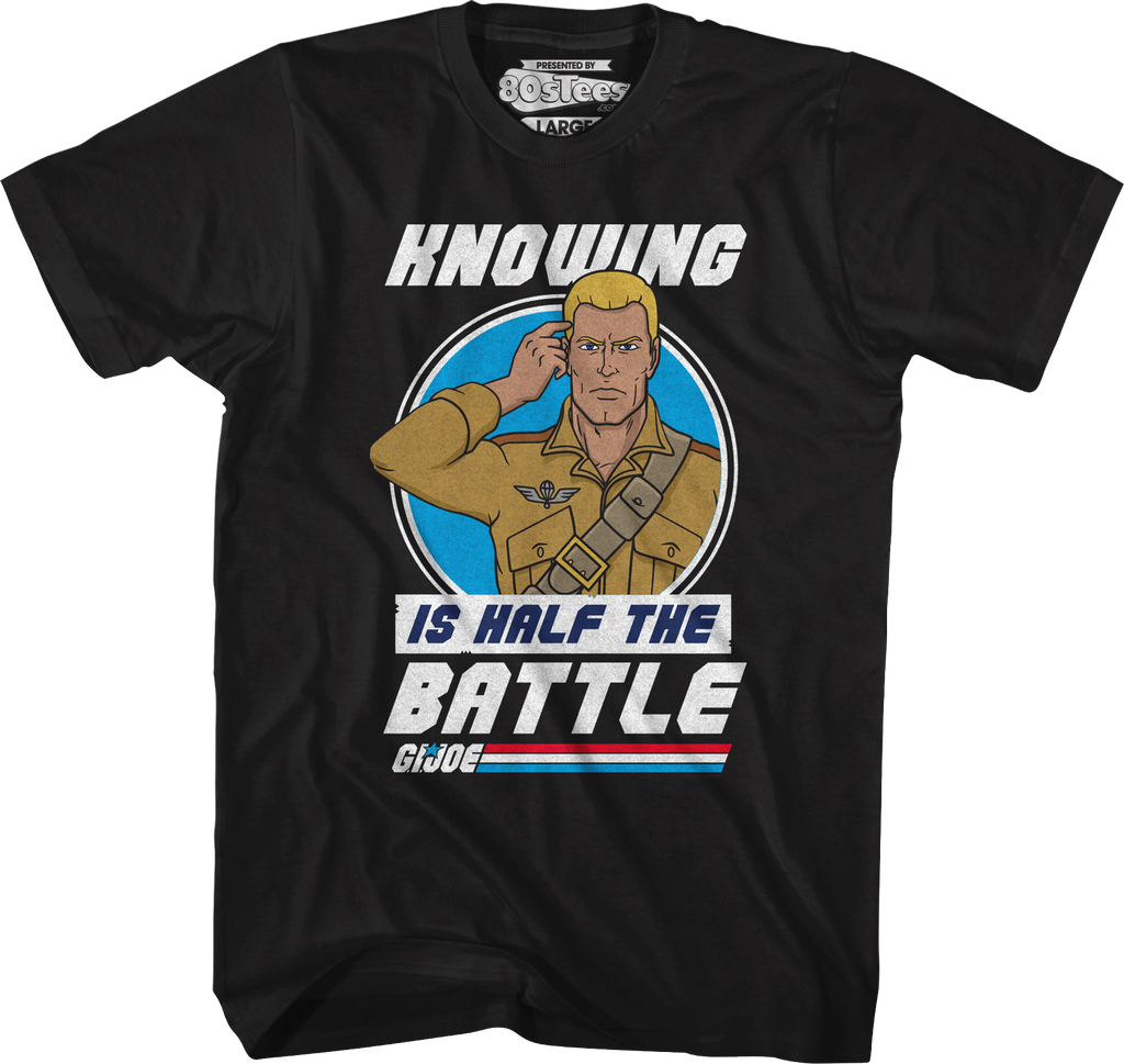 Duke Knowing Is Half The Battle GI Joe T-Shirt Hoodie, Sweatshirt | CiraTrend.com (Image 1)