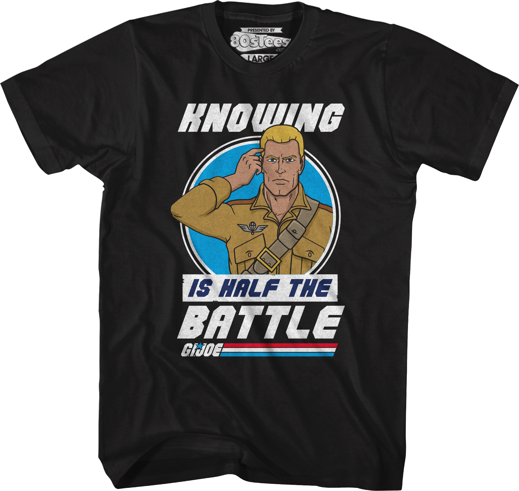 Duke Knowing Is Half The Battle GI Joe T-Shirt Hoodie, Sweatshirt | CiraTrend.com (Image 1)