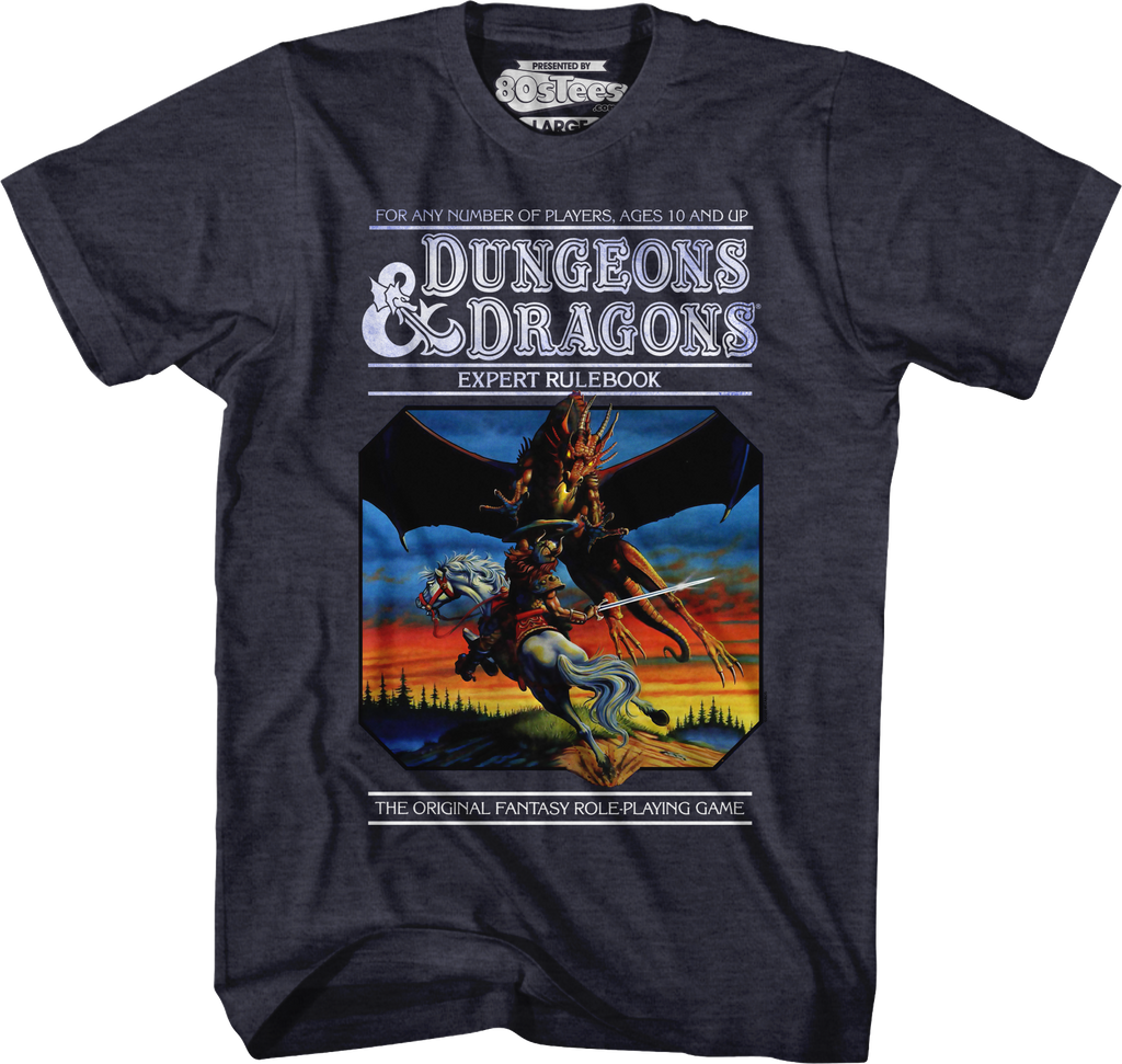 Dungeons & Dragons Expert Rulebook T-Shirt Hoodie, Sweatshirt | CiraTrend.com (Image 1)