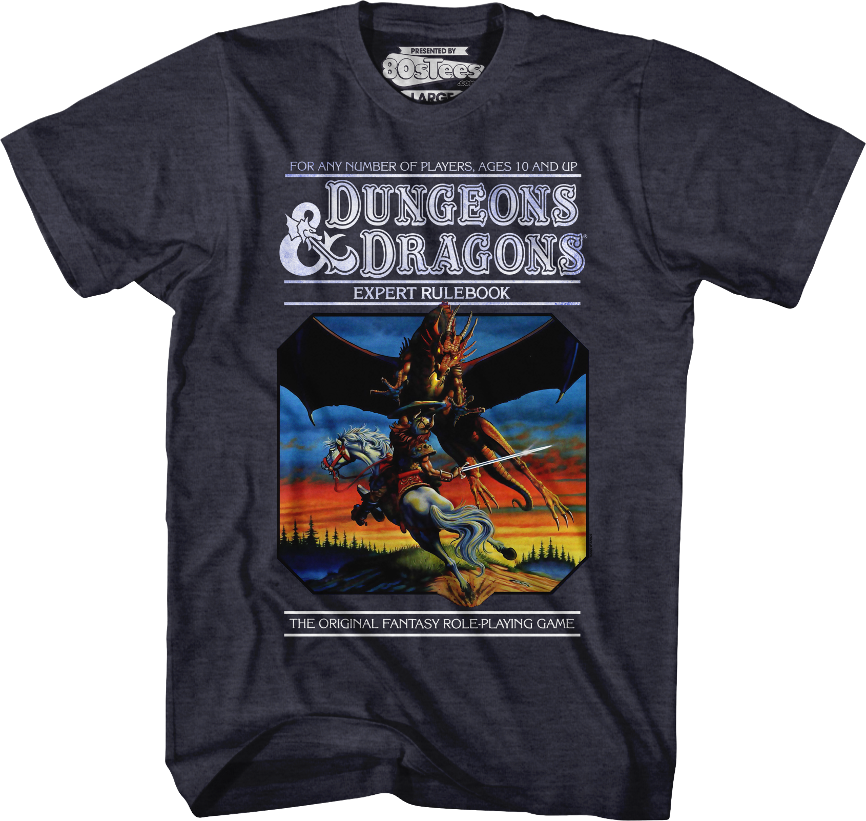 Dungeons & Dragons Expert Rulebook T-Shirt Hoodie, Sweatshirt | CiraTrend.com (Image 1)