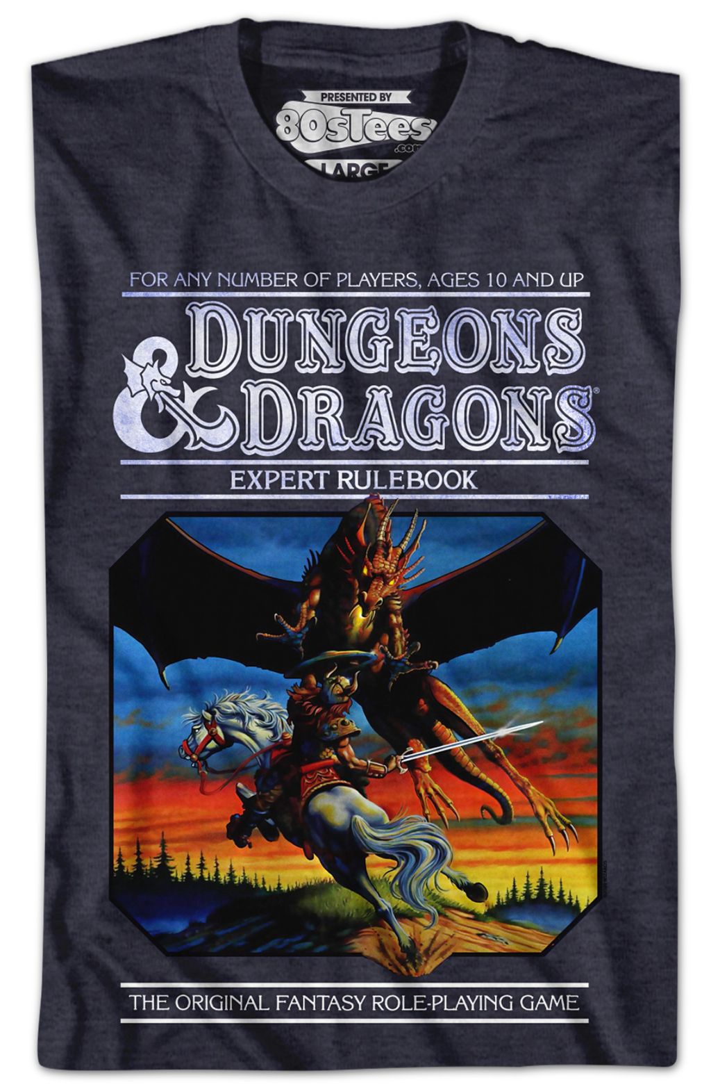 Dungeons & Dragons Expert Rulebook T-Shirt Hoodie, Sweatshirt | CiraTrend.com (Image 2)