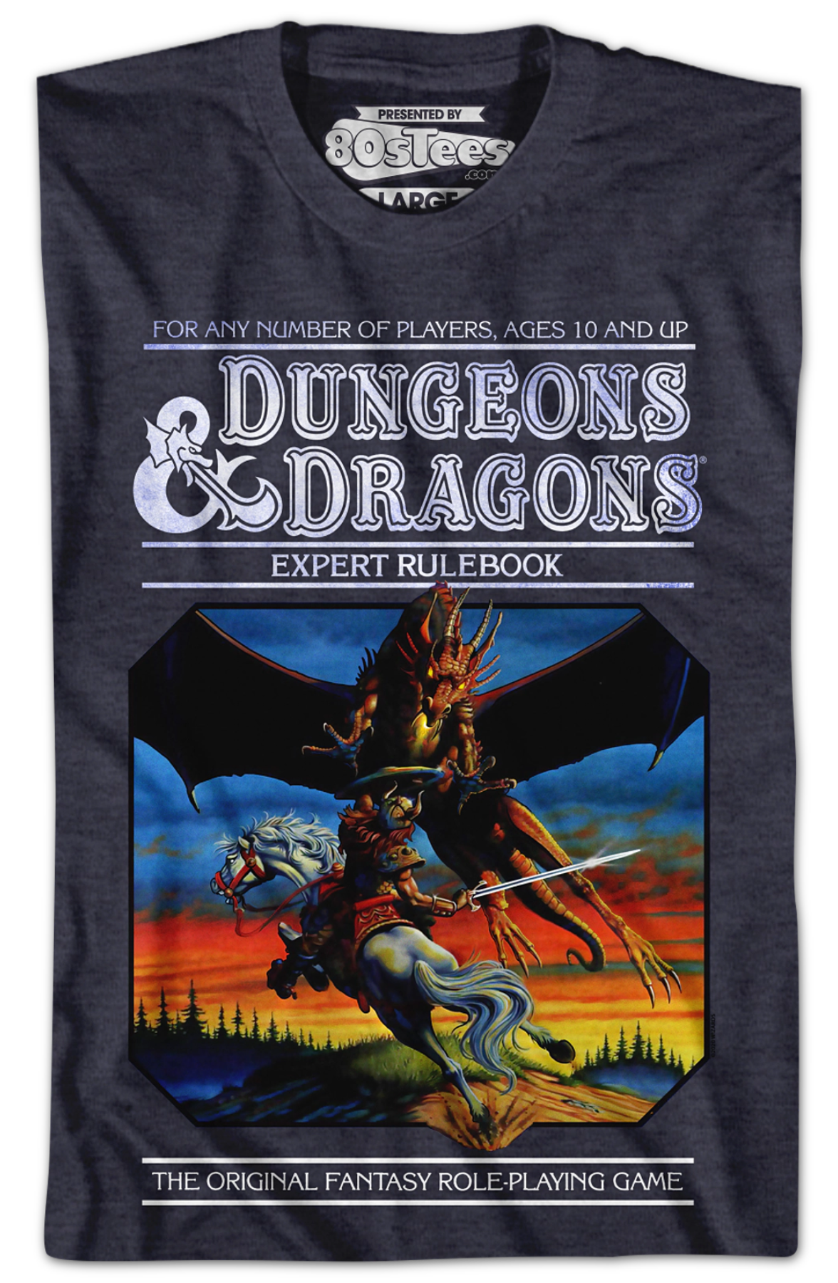 Dungeons & Dragons Expert Rulebook T-Shirt Hoodie, Sweatshirt | CiraTrend.com (Image 2)
