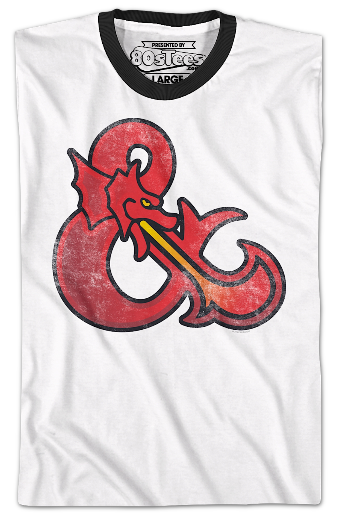 Dungeons & Dragons Logo Ringer Shirt Hoodie, Sweatshirt | CiraTrend.com (Image 2)