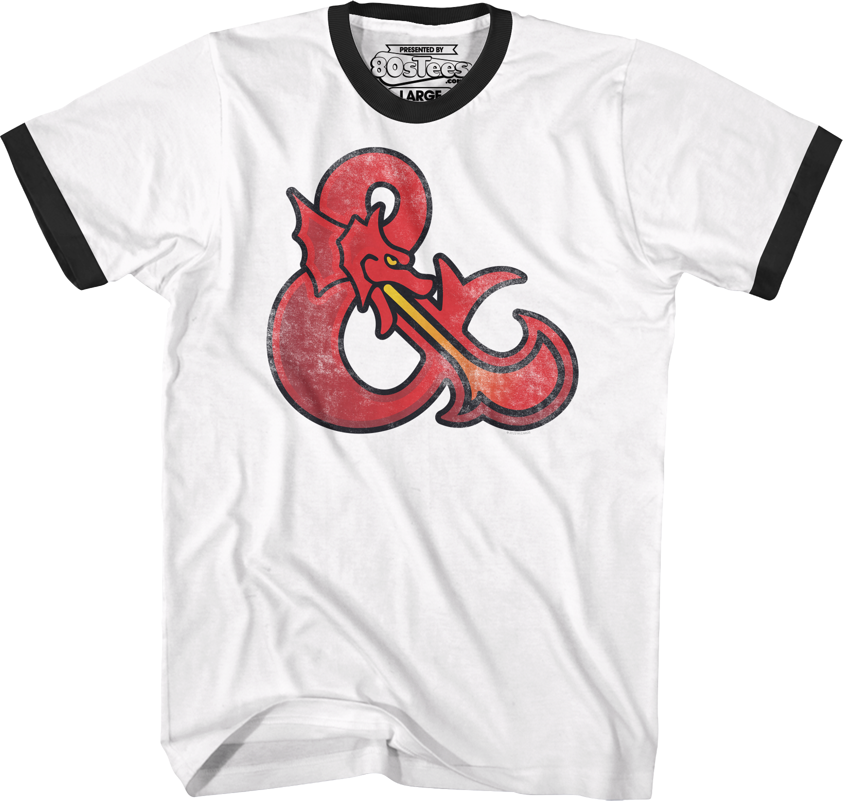 Dungeons & Dragons Logo Ringer Shirt Hoodie, Sweatshirt | CiraTrend.com (Image 1)