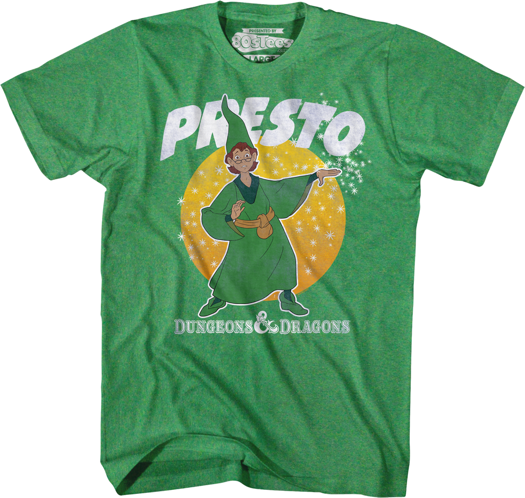 Green Presto Magician Dungeons & Dragons T-Shirts, Hoodie, Sweatshirt
