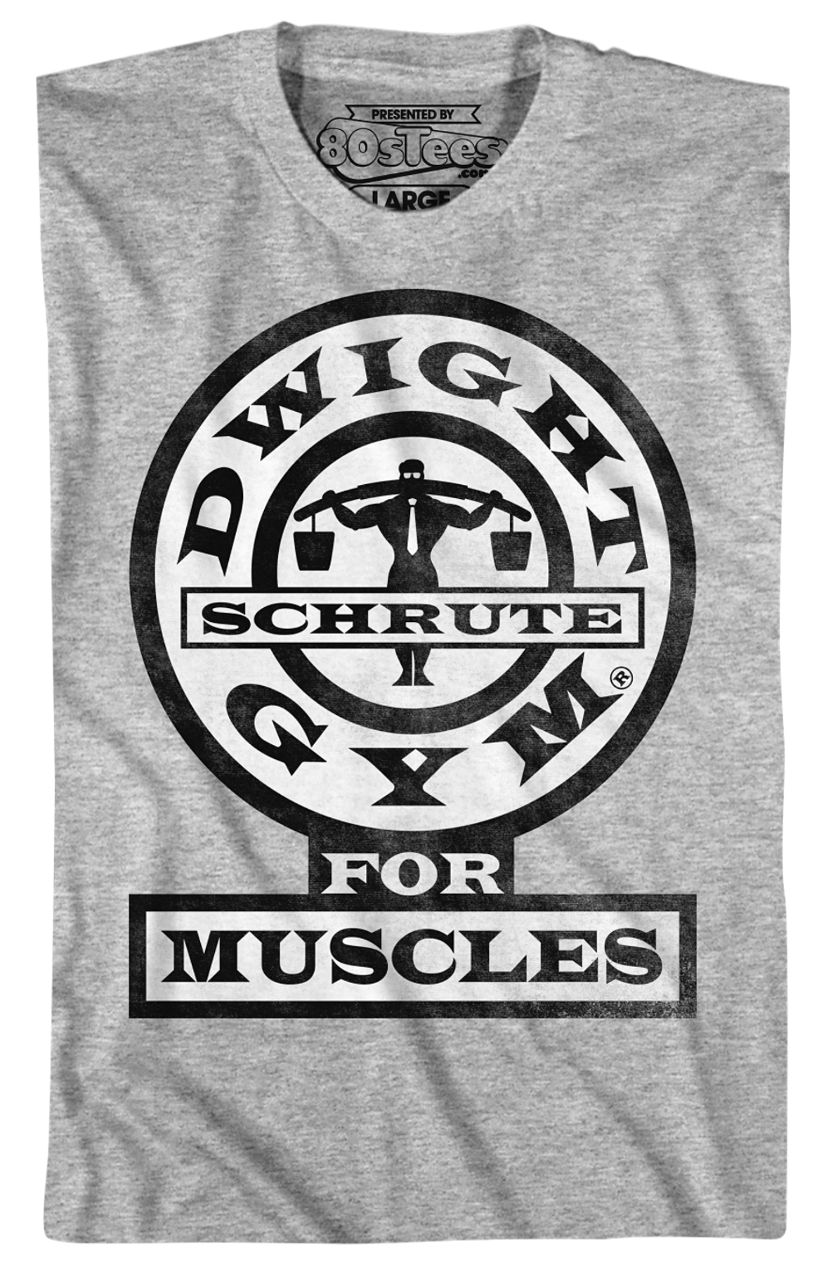 Dwight Schrute Gym For Muscles The Office T-Shirt Hoodie, Sweatshirt | CiraTrend.com (Image 2)