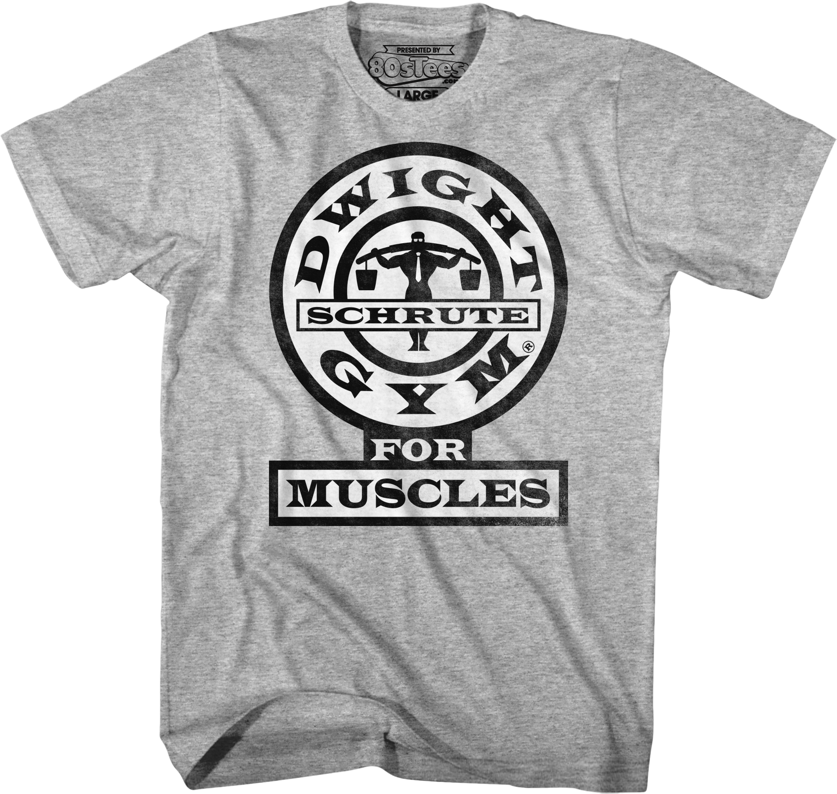 Dwight Schrute Gym For Muscles The Office T-Shirt Hoodie, Sweatshirt | CiraTrend.com (Image 1)