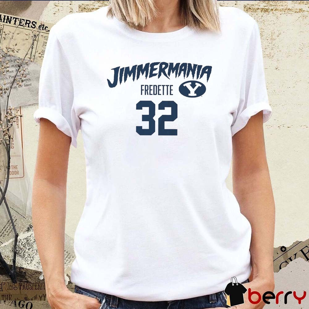 Jimmer Fredette Jimmer Mania 32 BYU Basketball t-shirt