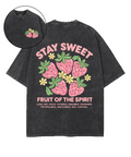 Fruit Of The Spirit Double Sided Unisex Washed Christian T-shirt Style029 Hoodie, Sweatshirt | CiraTrend.com (Image 1)
