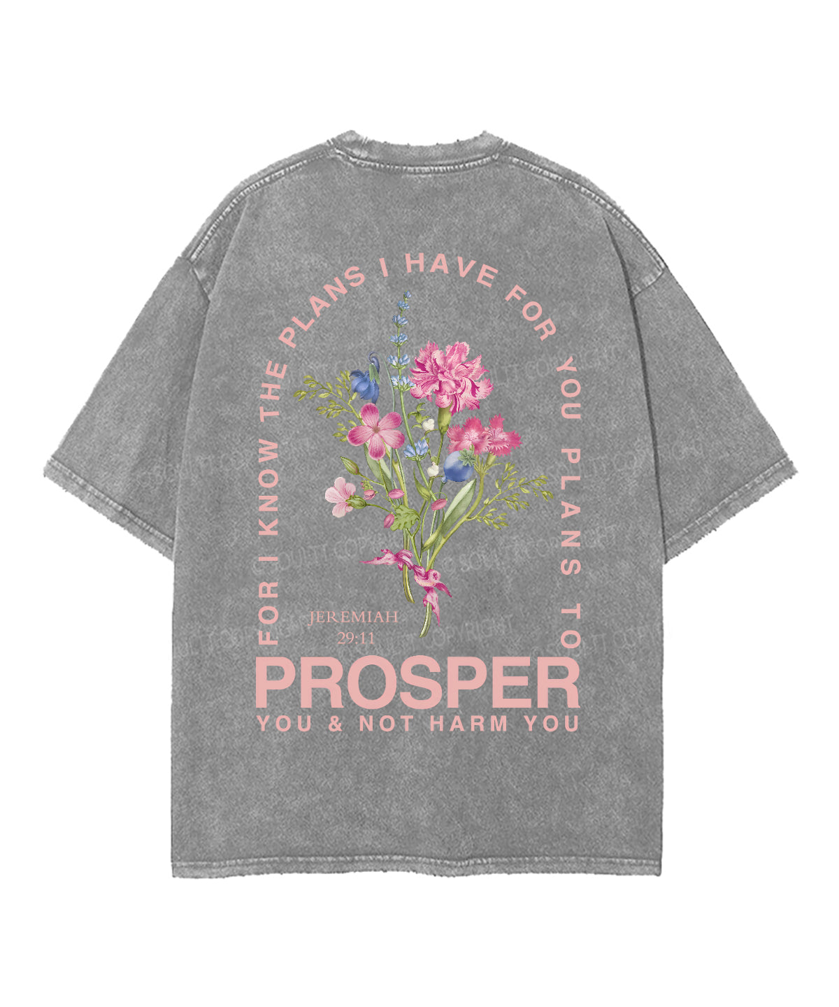 The Plan I Have For You Double Sided Unisex Washed Christian T-shirt Hoodie, Sweatshirt | CiraTrend.com (Image 5)