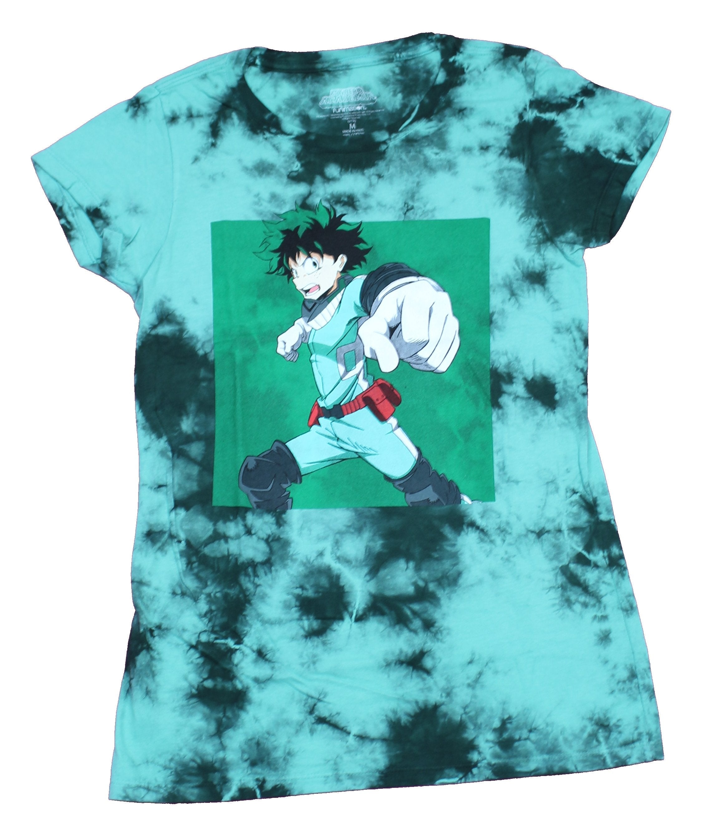 My Hero Academia Girls Juniors T-Shirt - Deku Action Punch Box Image Hoodie, Sweatshirt | CiraTrend.com