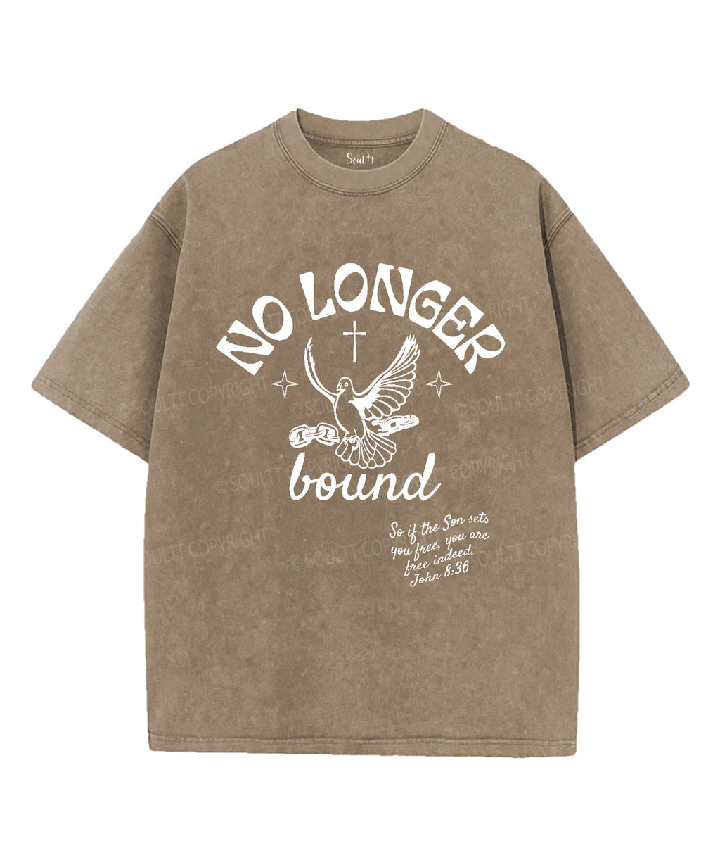 No Longer Bound Washed Christian T-shirt Hoodie, Sweatshirt | CiraTrend.com (Image 5)