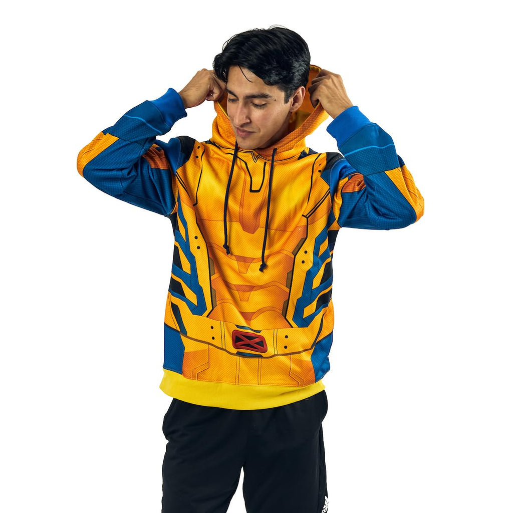 Bioworld Deadpool & Wolverine Wolverine Costume Men's Cosplay Hoodie T-Shirts, Sweatshirt | CiraTrend.com (Image 2)