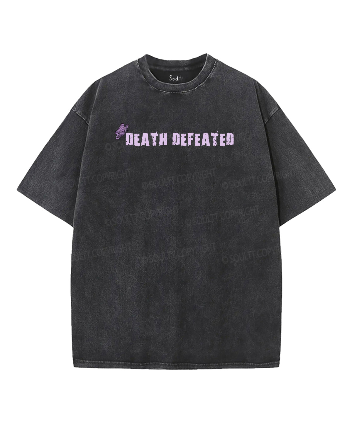 Death Defeated Double Sided Washed Christian T-Shirts, Hoodie, Sweatshirt