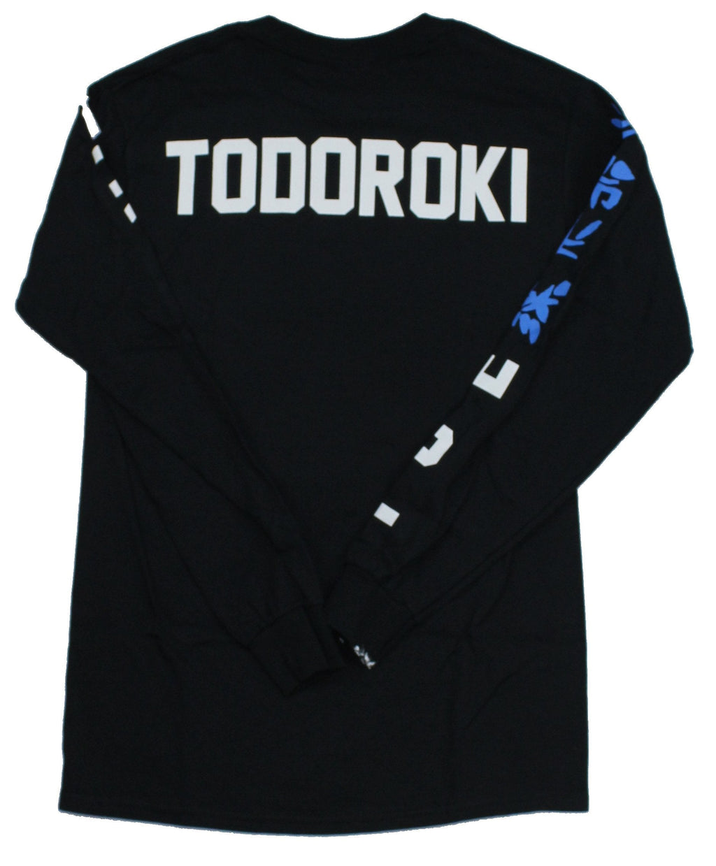 My Hero Academia Long Sleeve Mens  T-Shirt -  Todoroki Fire & Ice Sleeves Hoodie, Sweatshirt | CiraTrend.com (Image 2)