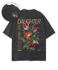 Daughter God Double Sided Washed Christian T-Shirts, Hoodie, Sweatshirt