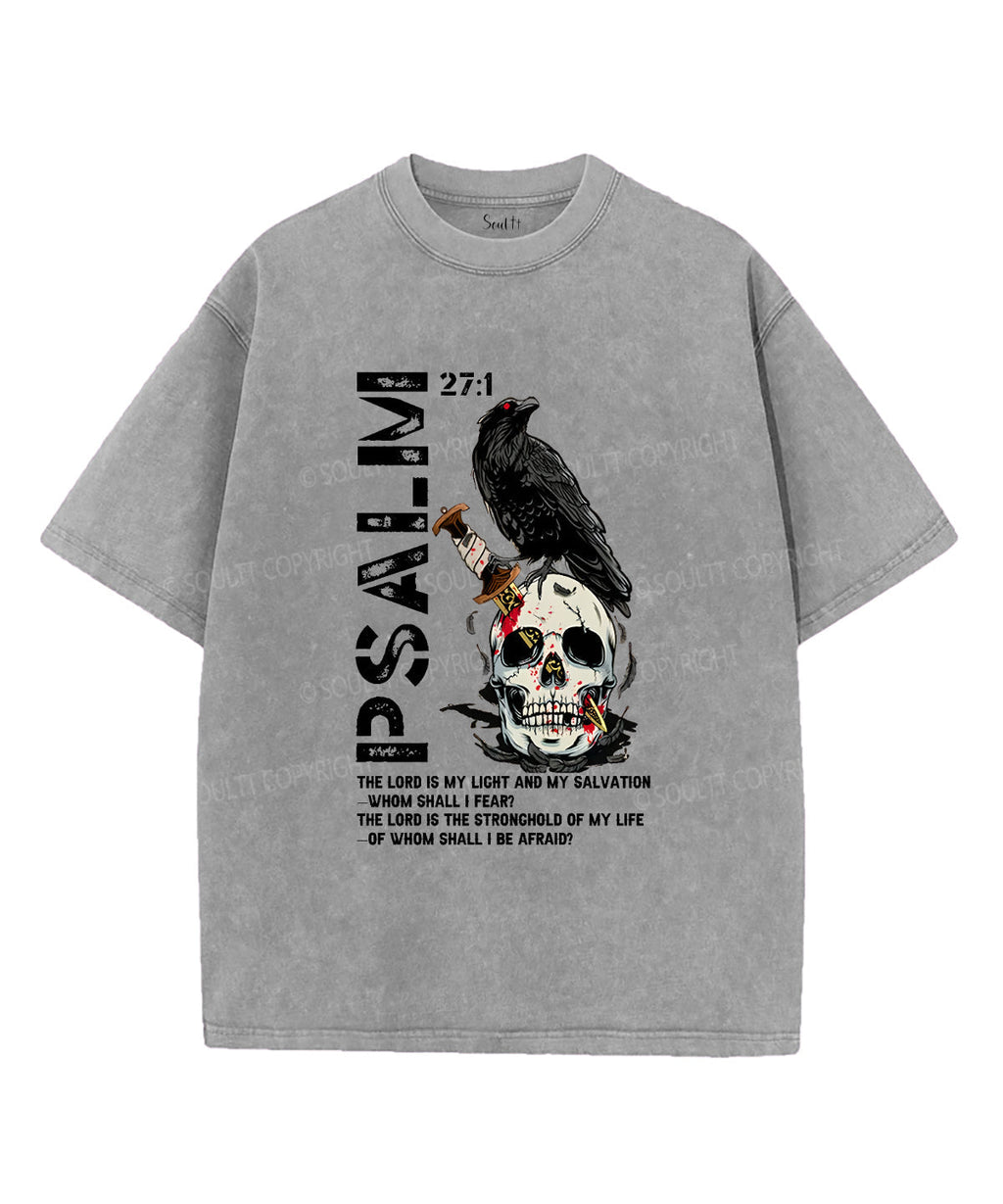 The Lord Is My Light Unisex Washed Christian T-shirt Style001 Hoodie, Sweatshirt | CiraTrend.com (Image 3)