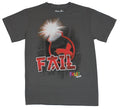 Fruit Ninja Mens T-Shirt  - Fail Giant Bomb Image on Gray Hoodie, Sweatshirt | CiraTrend.com