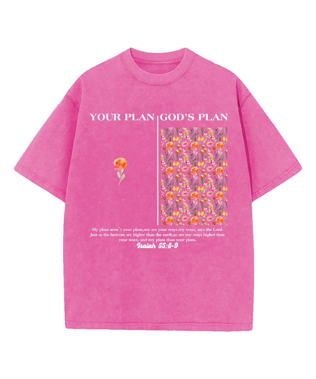 Your PlanÂ£Â¼God'S Plan Washed Christian T-Shirts, Hoodie, Sweatshirt