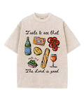 The Lord Is Good Unisex Washed Christian T-shirt Style001 Hoodie, Sweatshirt | CiraTrend.com (Image 1)