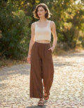 "._ Linen Blended Pants Collection